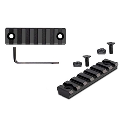 Adaptador de rail. MLOK a Picatinny con 7 ranuras. - Imagen 1