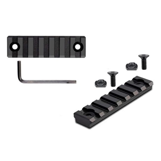 Adaptador de rail. MLOK a Picatinny con 7 ranuras. - Imagen 1