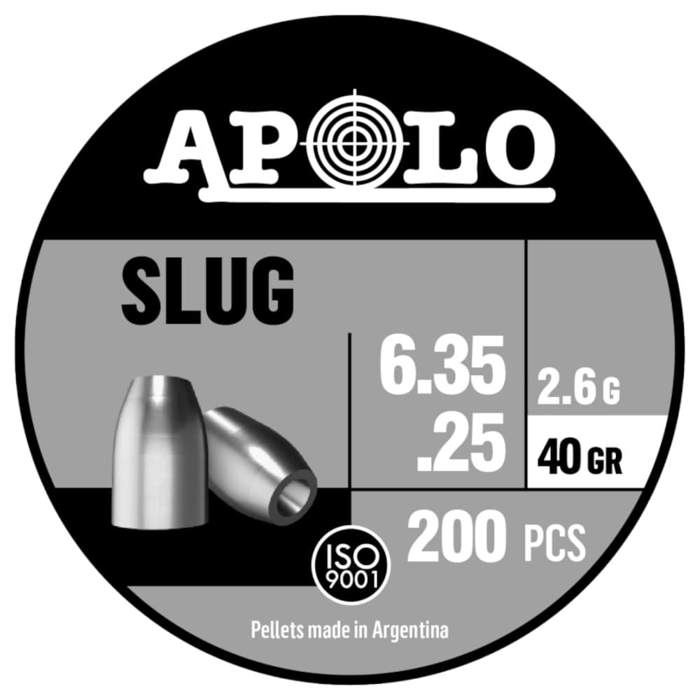 Balines APOLO Slug 6.35mm (2.6 G. - 40Gr.) - Imagen 1
