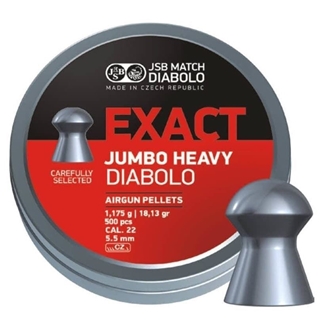 Balines JSB EXACT JUMBO HEAVY DIABOLO Cal. 5,5 18,13g. (Lata 500 Unidades) - Imagen 1