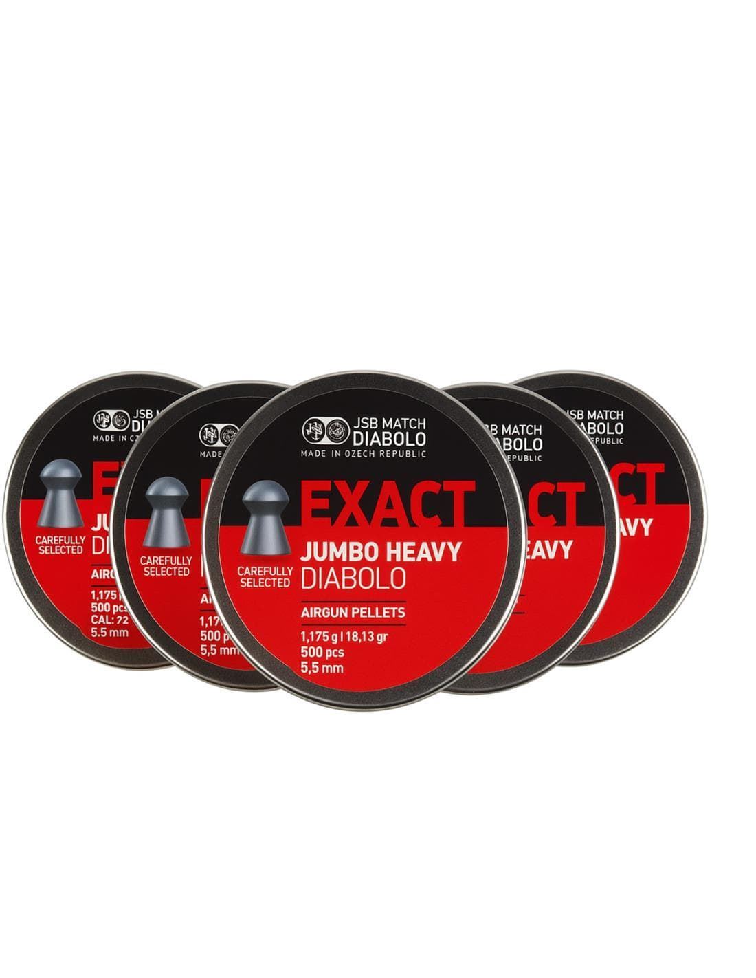 Balines JSB EXACT JUMBO HEAVY DIABOLO Cal. 5,5 18,13g. (Lata 500 Unidades) - Imagen 2