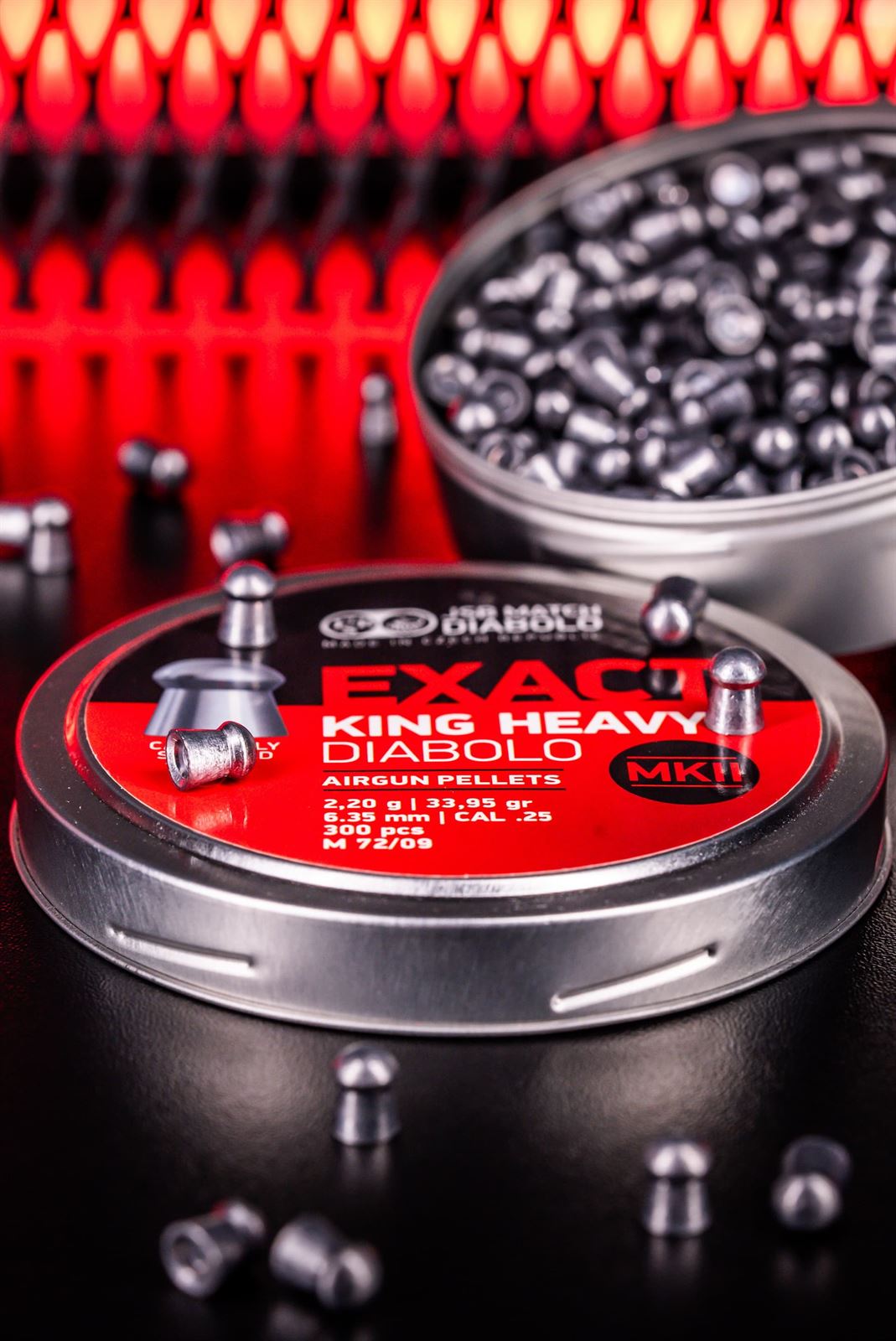 Balines JSB EXACT KING HEAVY  MKII 6,35mm 25,39g. (Lata 300) - Imagen 6