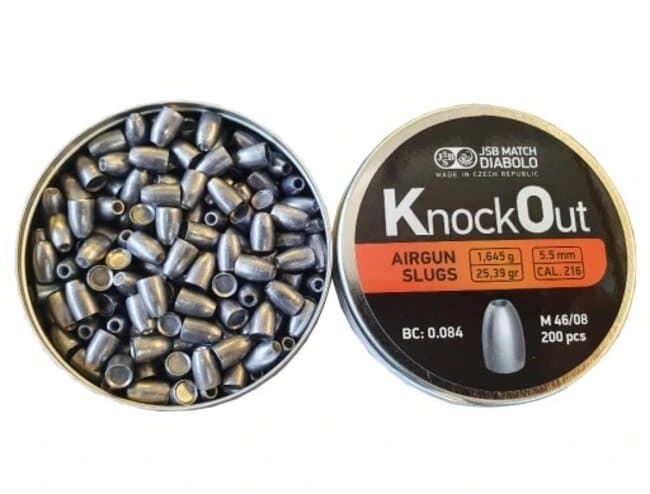 Balines JSB KnockOut Slug Cal. 5,5 25,39g. - Imagen 5