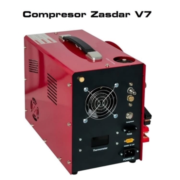Compresor Eléctrico ZASDAR V7 en kit, pedido con 1 PCP, a 12 v/220 v. 300 BAR. - Imagen 2