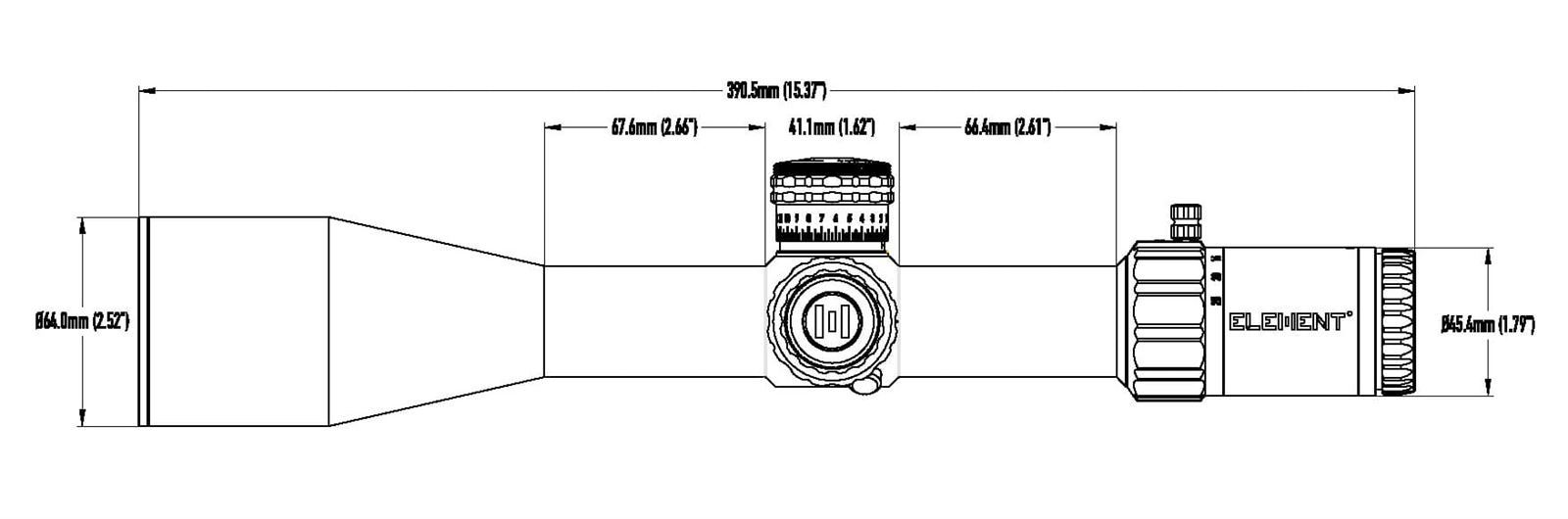 ELEMENT Titan 5-25x56 FFP APR-1C MR - Imagen 8