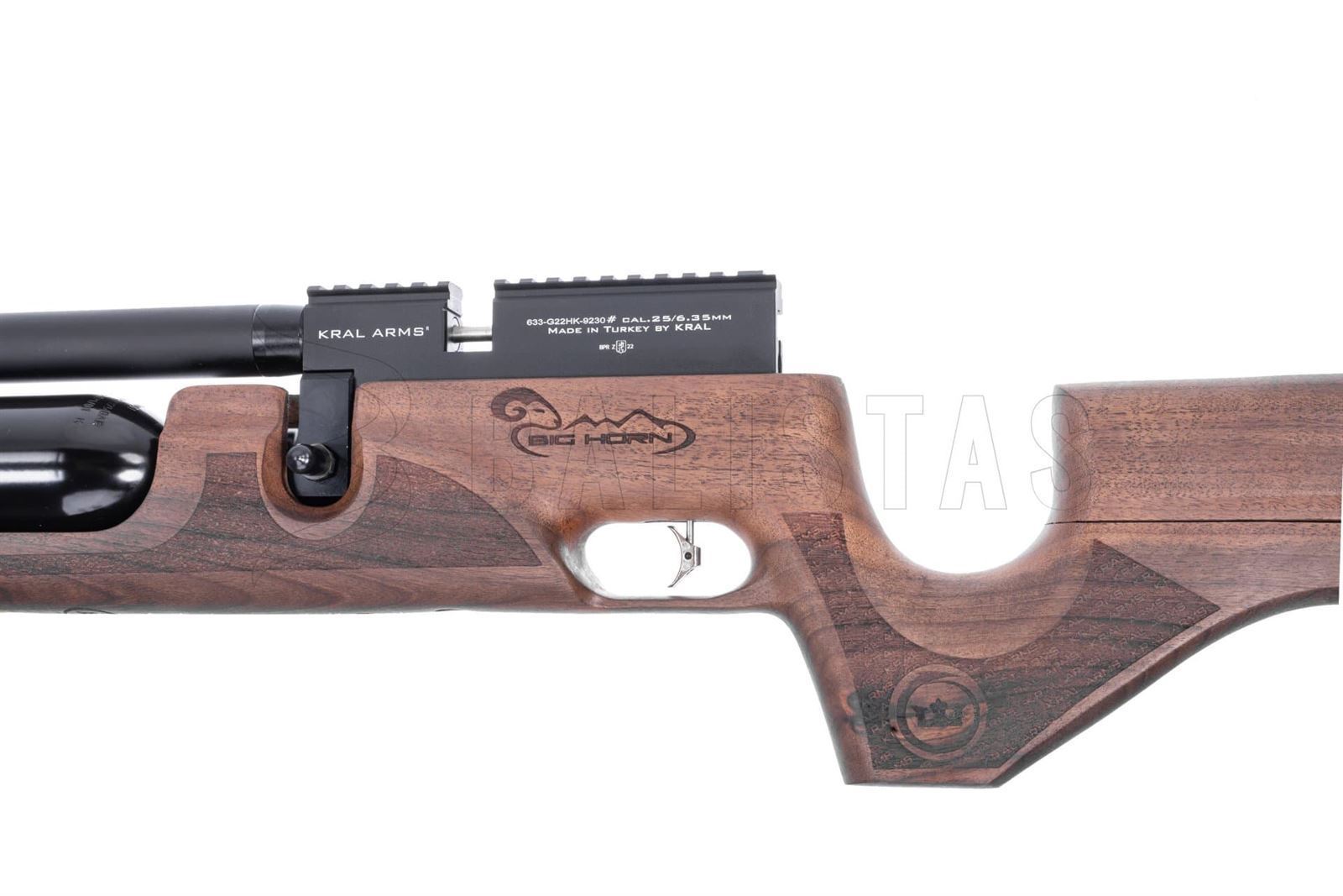 KRAL BIGHORN cal 7.62 mm (.30) carabina PCP - Imagen 4