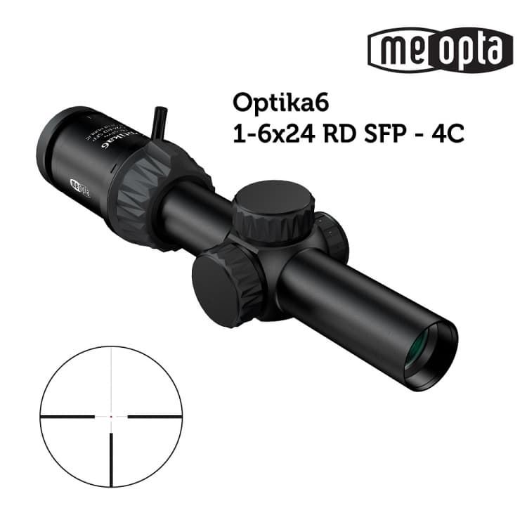 Meopta - Visor MeoPro Optika6 - 1-6x24 SFP - RD 4C - Imagen 1