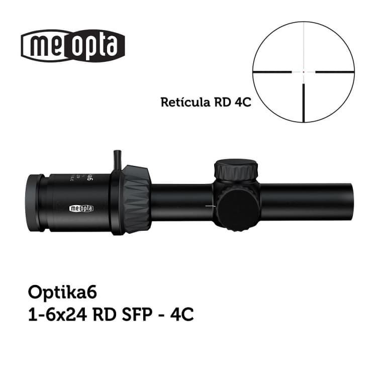 Meopta - Visor MeoPro Optika6 - 1-6x24 SFP - RD 4C - Imagen 2