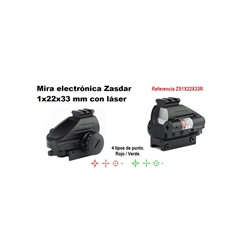 PUNTO ROJO 1X22x33 mm Con Láser incluido - Imagen 1