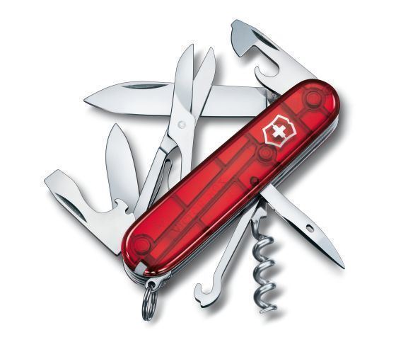 VICTORINOX CLIMBER roja transparente - Imagen 1