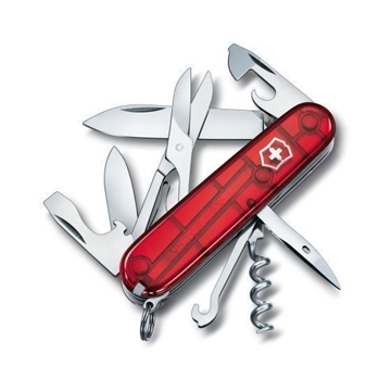VICTORINOX CLIMBER  roja transparente - Imagen 1