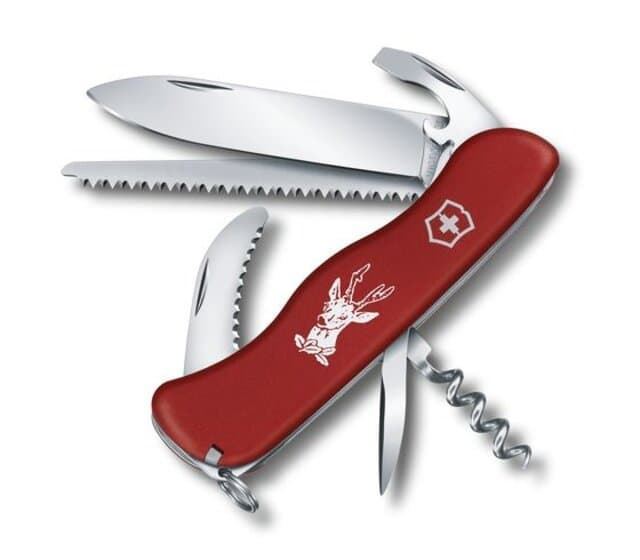 VICTORINOX  HUNTER ROJA - NAVAJA MULTIUSOS - Imagen 1