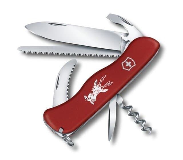 VICTORINOX HUNTER ROJA - NAVAJA MULTIUSOS - Imagen 1